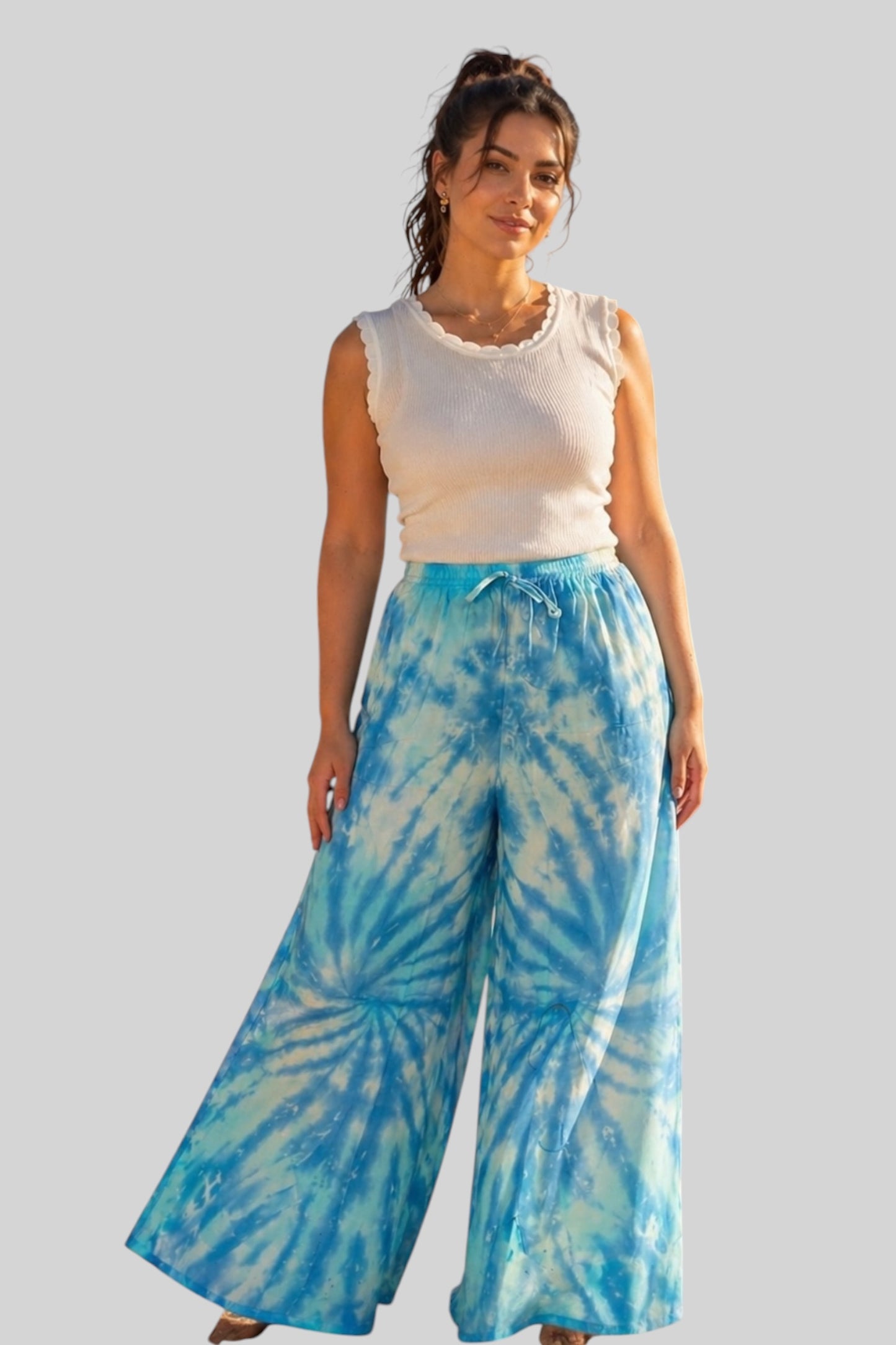 Ocean Flow Tie-Dye Pants