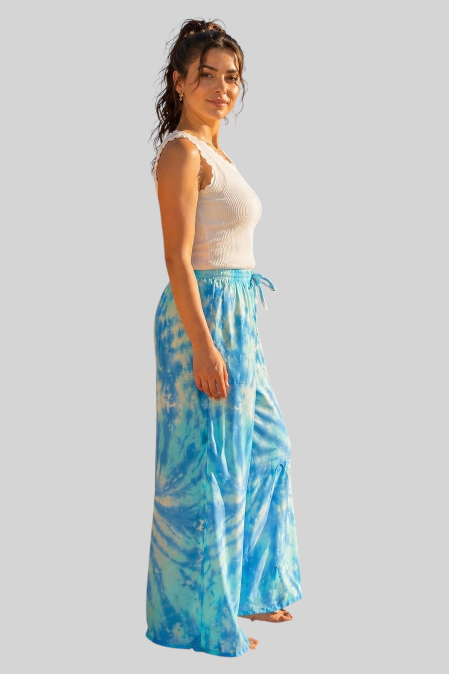 Ocean Flow Tie-Dye Pants