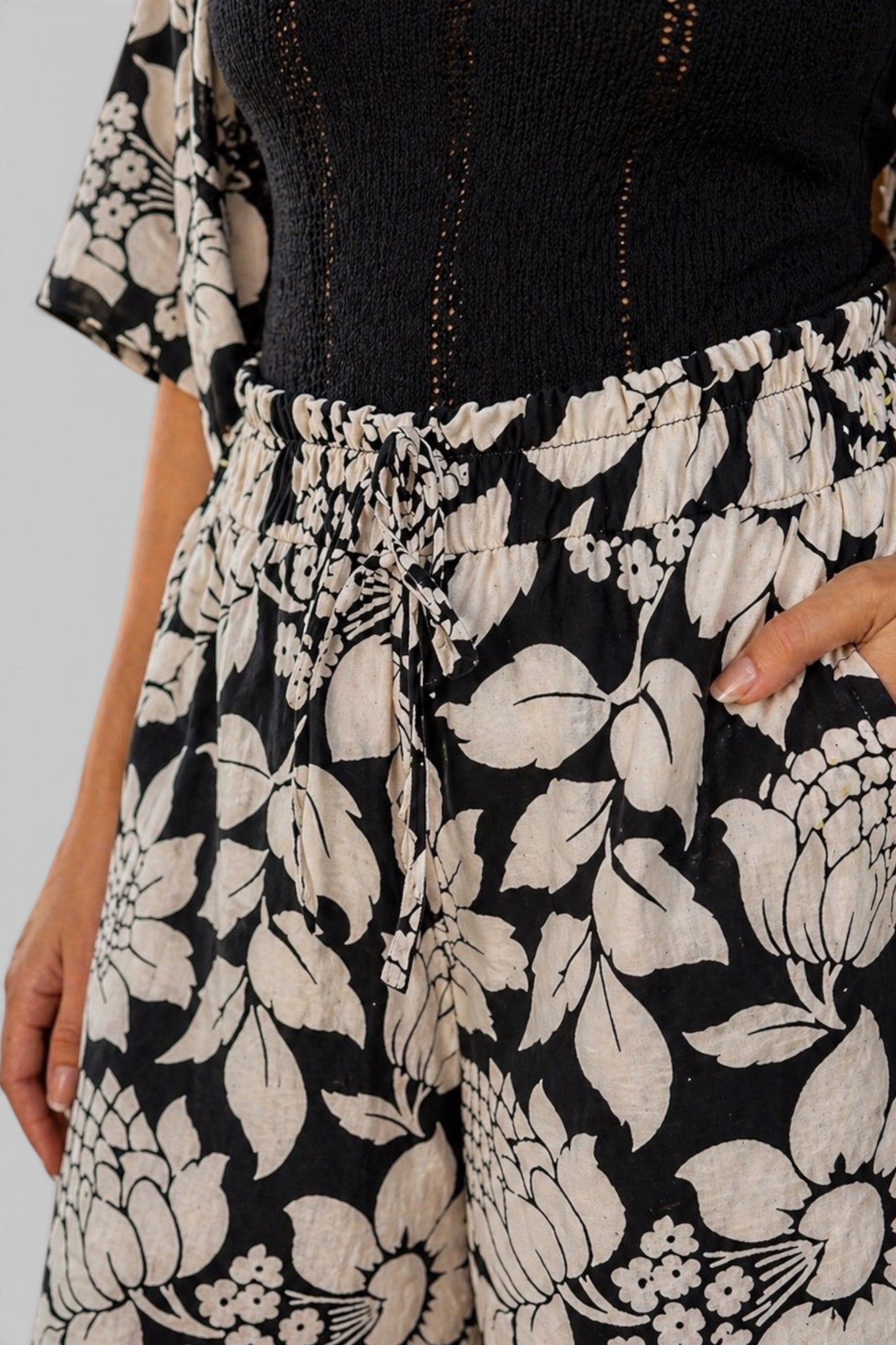 Midnight Bloom Short Set