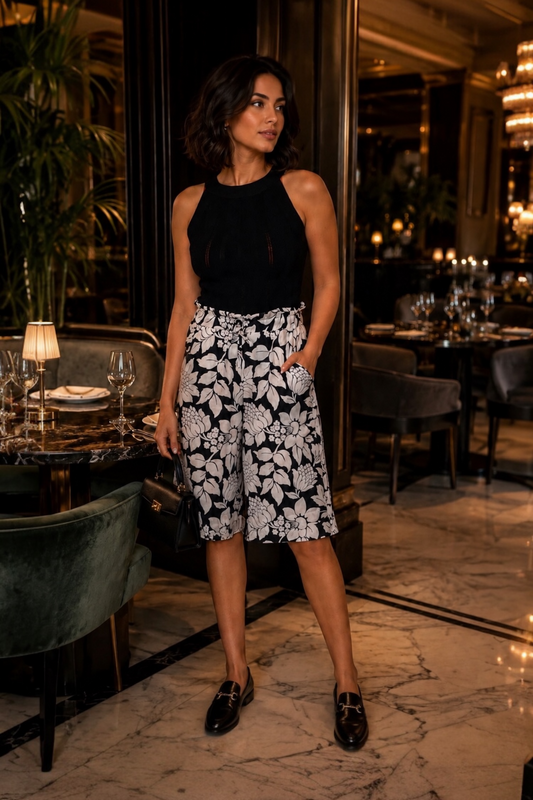 Midnight Bloom Shorts