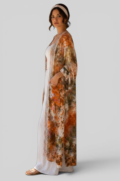 Golden Mirage Tie Dye Cardigan