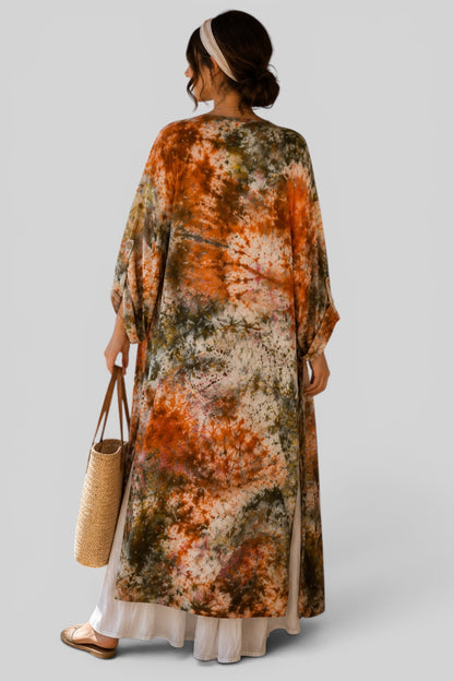 Golden Mirage Tie Dye Cardigan