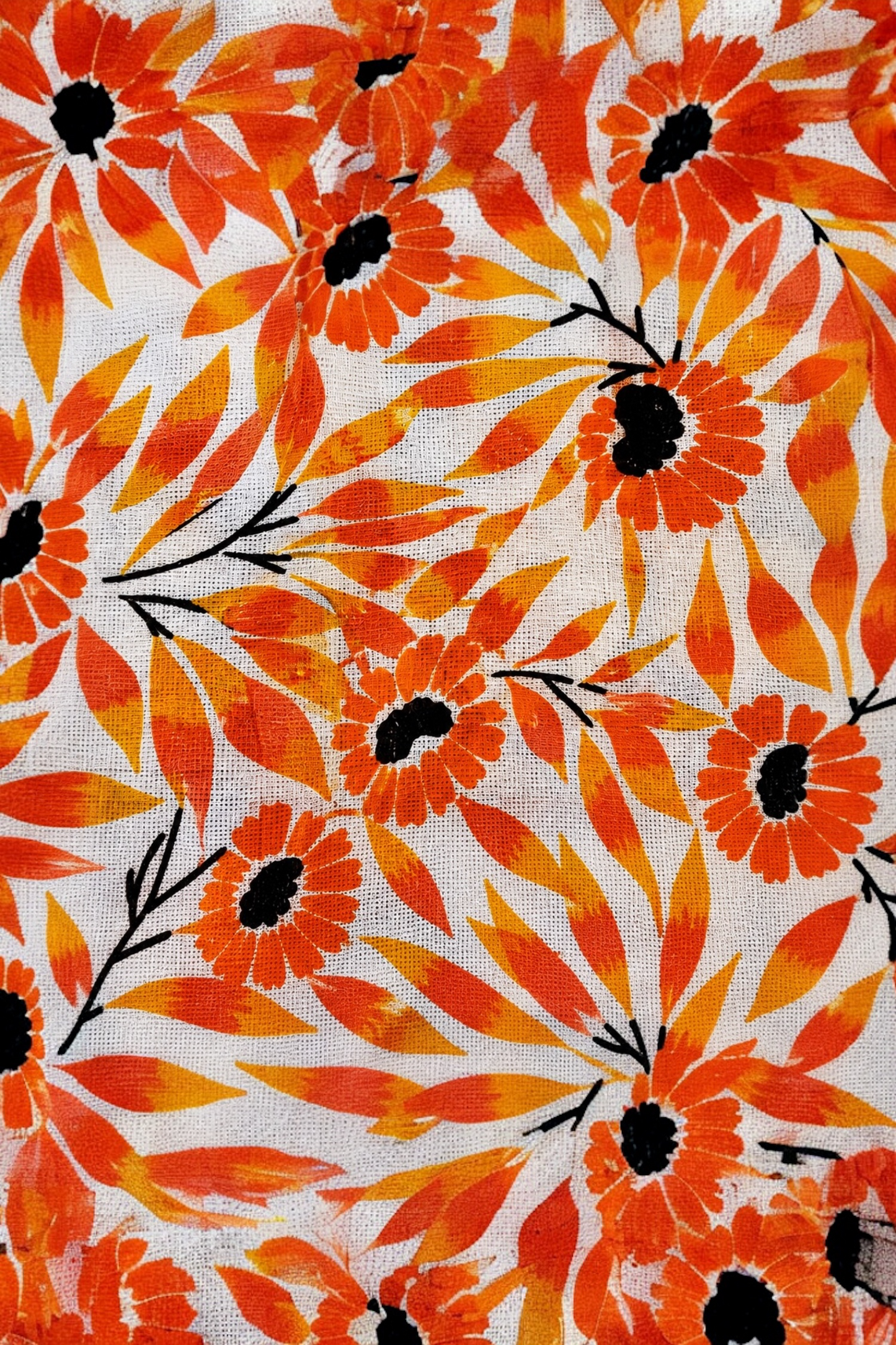 Flowered sleeveless dress