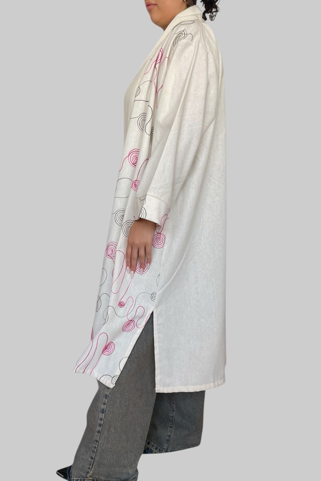 Linen Muse Embroidered Kimono