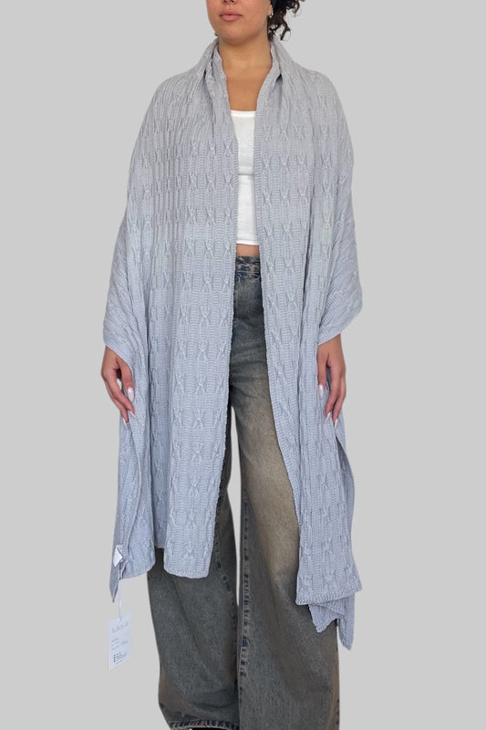 Knit Blanket Wrap Shawl