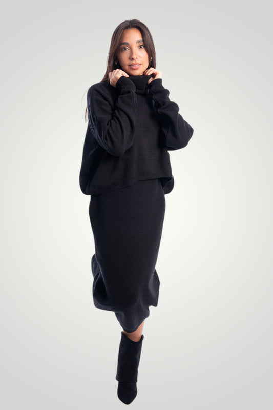 Winter Knit Dress Set