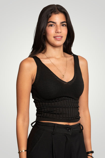 Cup knit top