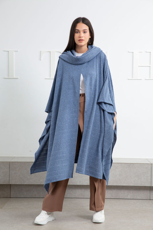 بونشو شتوي أزرق