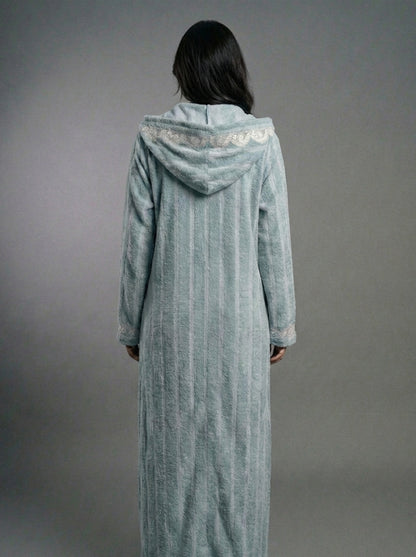 كارديجان طويل محبوك ناعم بلون النعناع